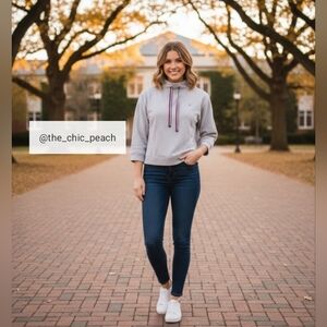 Tommy Hilfiger Gray Mock Neck Sweater 🧥